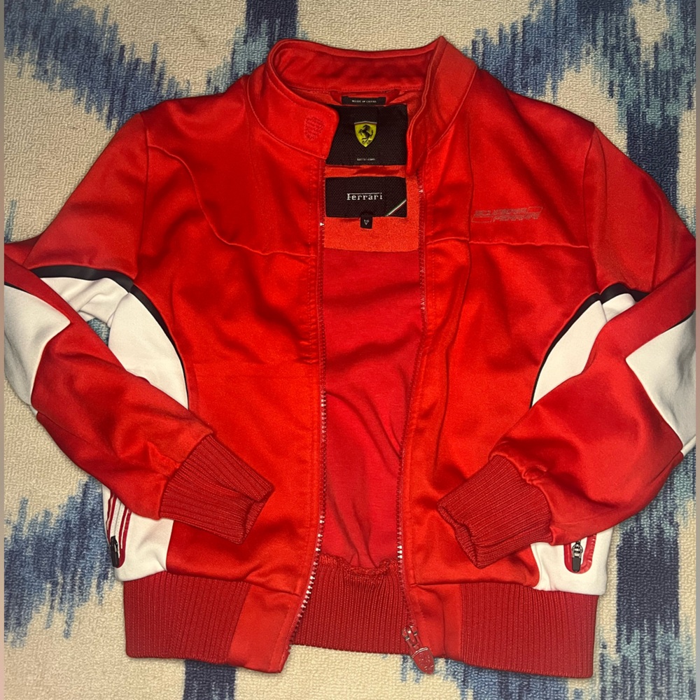 Ferrari Kids 7/8 Red Jacket